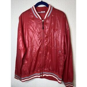 Vintage Pony Varsity Track Jacket Red Mens S 80s y2k 90s Hip Hop retro gorp